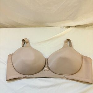 Vanity Fair Bra Size 44D Full Figure Beauty Back Wireless 71380 Beige